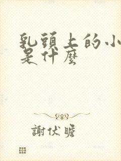 乳头上的小疙瘩是什么