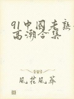 91中国老熟女高潮合集