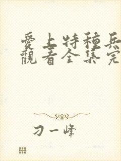 爱上特种兵免费观看全集完整版