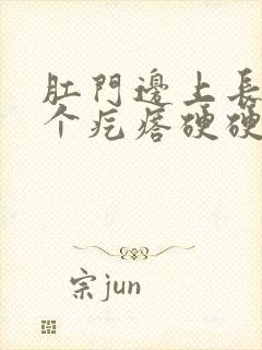 肛门边上长了一个疙瘩硬硬的疼