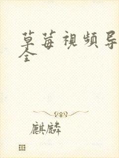 草莓视频导航大全封面