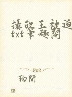 摄政王被迫承欢txt笔趣阁