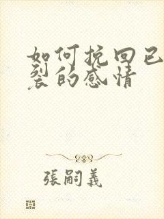 如何挽回已经破裂的感情