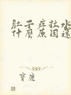 肚子疼拉水便是什么原因还恶心想吐