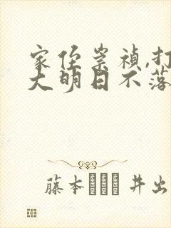 家侄崇祯,打造大明日不落免费阅读全文