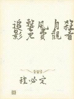 追击风月杀手电影免费观看完整版