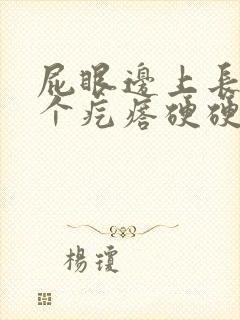 屁眼边上长了一个疙瘩硬硬的疼封面