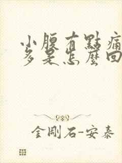 小腹有点痛白带多是怎么回事