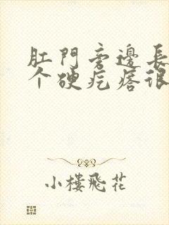 肛门旁边长了一个硬疙瘩很痛