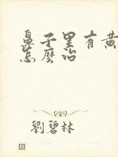 鼻子里有黄鼻涕怎么治