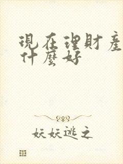 现在理财产品买什么好