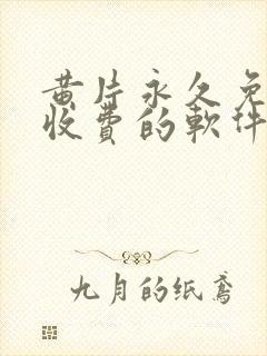 黄片永久免费不收费的软件app