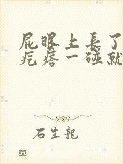 屁眼上长了个硬疙瘩一碰就疼