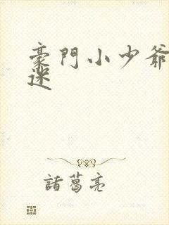 豪门小少爷是财迷