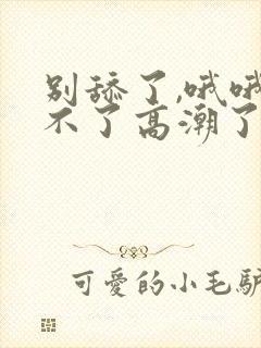 别舔了,哦哦受不了高潮了喷水羞耻