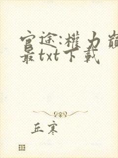 官途:权力巅峰最txt下载