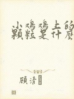 小鸡鸡上的白色颗粒是什么