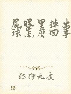 屁眼里掉出个肉球怎么回事