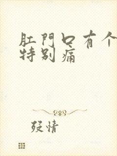 肛门口有个肉球特别痛