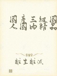 国产三级国产成人国内精品封面