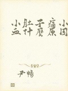 小肚子痛小便有血什么原因