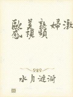 欧美熟妇激情性感视频