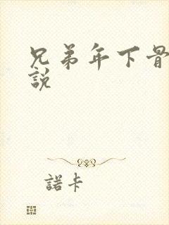 兄弟年下骨科小说封面