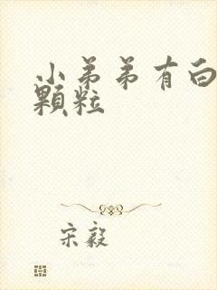 小弟弟有白色小颗粒