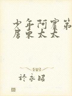 少年阿宾第一章房东太太