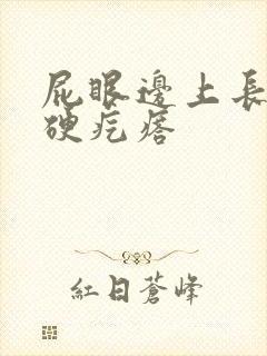 屁眼边上长了个硬疙瘩