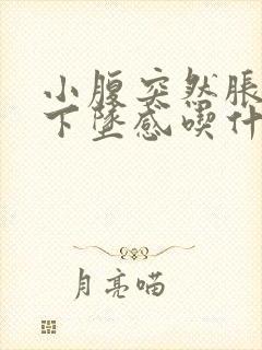 小腹突然胀痛有下坠感吃什么药