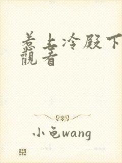 惹上冷殿下免费观看