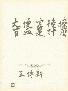 大便完后擦屁股有血是什么原因封面