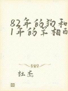 82年的狗和91年的羊相配婚姻如何