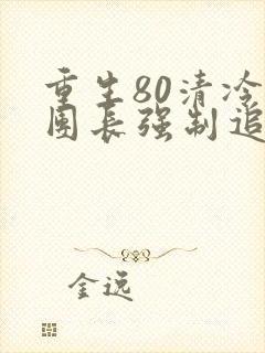重生80清冷女团长强制追夫
