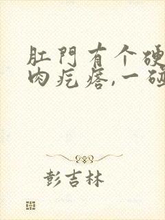 肛门有个硬硬的肉疙瘩,一碰会疼