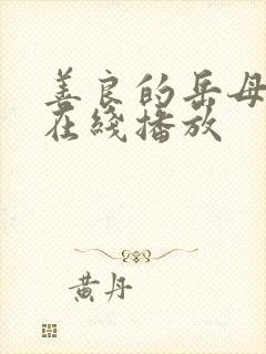 善良的岳母免费在线播放封面