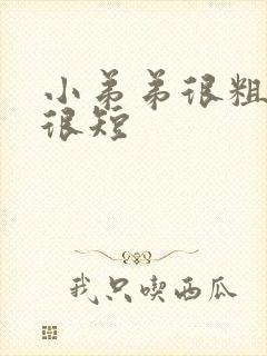 小弟弟很粗但是很短封面