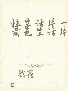 性生活片一级片黄色生活片封面