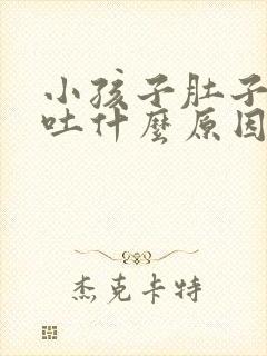 小孩子肚子痛呕吐什么原因引起的封面