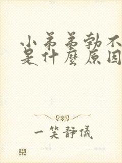 小弟弟勃不起来是什么原因