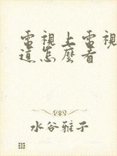 电视上电视台频道怎么看