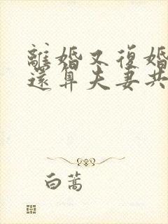 离婚又复婚房产还算夫妻共同财产吗