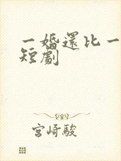 一婚还比一婚高短剧封面