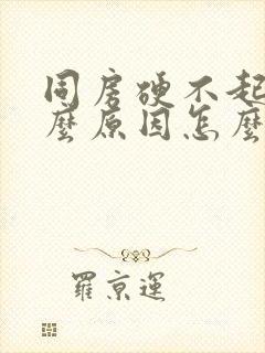 同房硬不起是什么原因怎么办