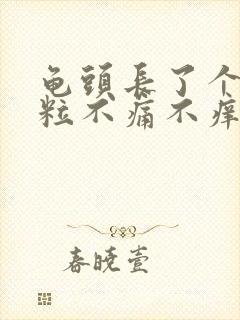 龟头长了个小肉粒不痛不痒