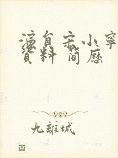 演员宋小宁个人资料 简历