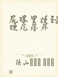 屁眼里摸到一个硬疙瘩疼