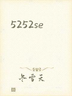 5252se封面