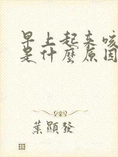 早上起来咳黄痰是什么原因